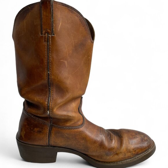 Durango Leather Rambler Western Biker Cowboy Work Boots Men's 12 D - Picture 6 of 10